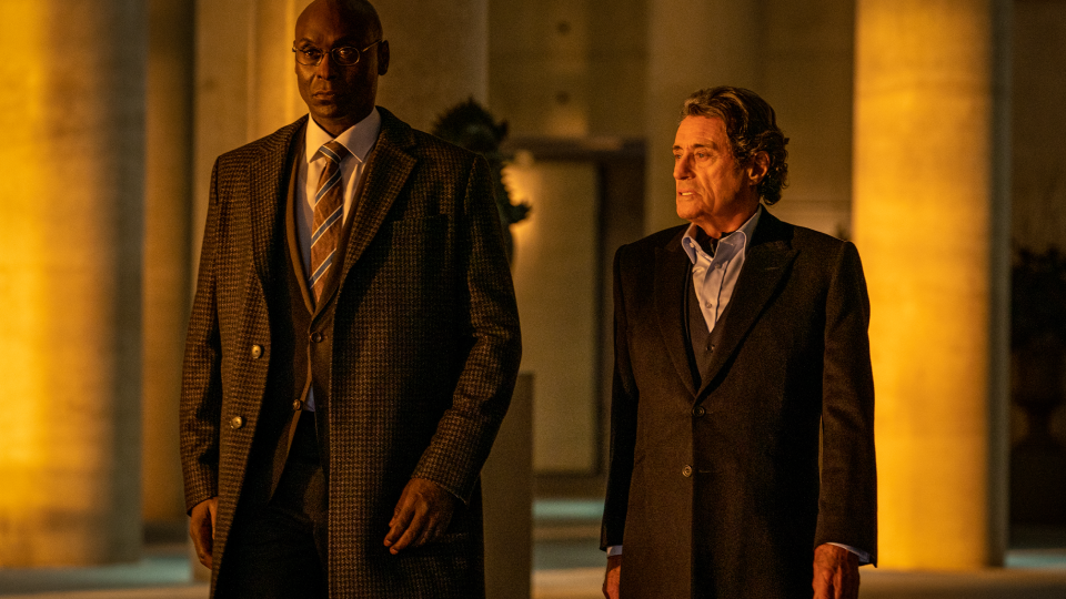 Wie Concierge Charon (Lance Reddick) und  Hotelbetreiber Winston (Ian McShane)