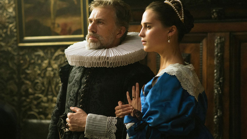 Christoph Waltz und Alicia Vikander