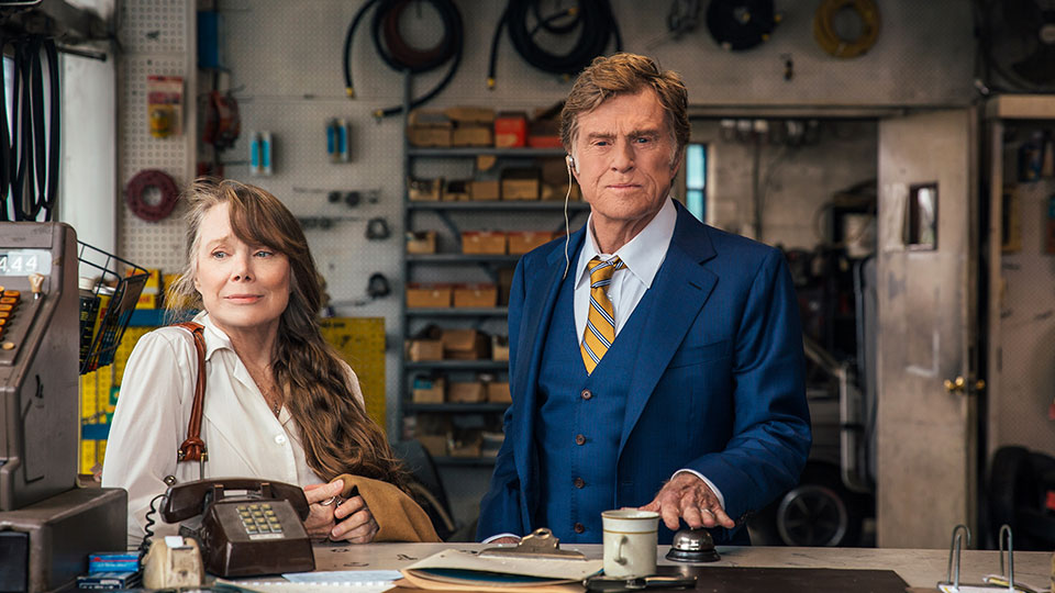 Forrest Tucker (Robert Redford) und Jewel (Sissy Spacek)