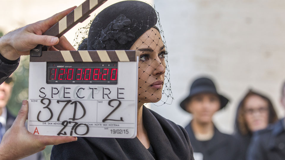  Und Action! Schauspielerin Monica Bellucci in ihrer Rolle als Lucia Sciarra.