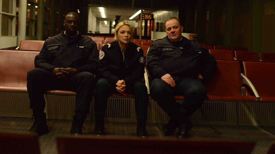 Aristide (Omar Sy), Virgine (Virginie Efira) und Erik (Grégory Gadebois)