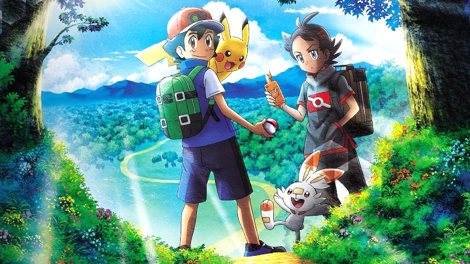 Ash und Goh auf der Suche nach Pokémon 