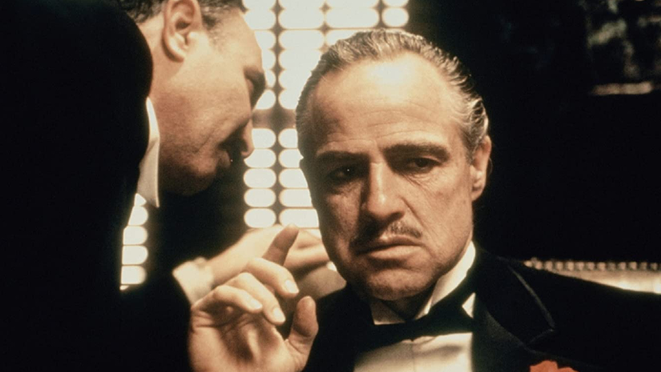 Bonasera (Salvatore Corsitto) & Don Vito Corleone (Marlon Brando)