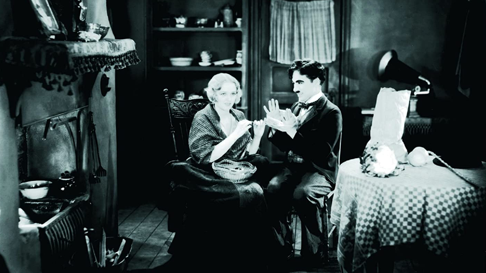A Blind Girl (Virginia Cherrill) & A Tramp (Charles Chaplin)
