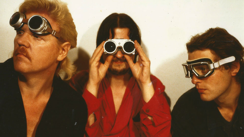 Berlin 1980. Edgar Froese, Christoph Franke, Johannes Schmoelling 