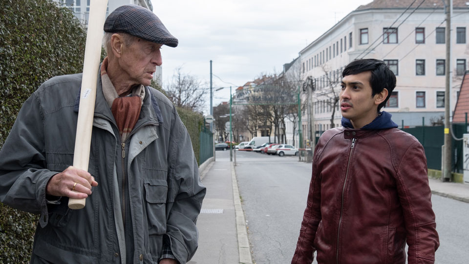 Heinrich Senft (Heinz Trixner) und Adib (Borhanulddin Hassan Zadeh)