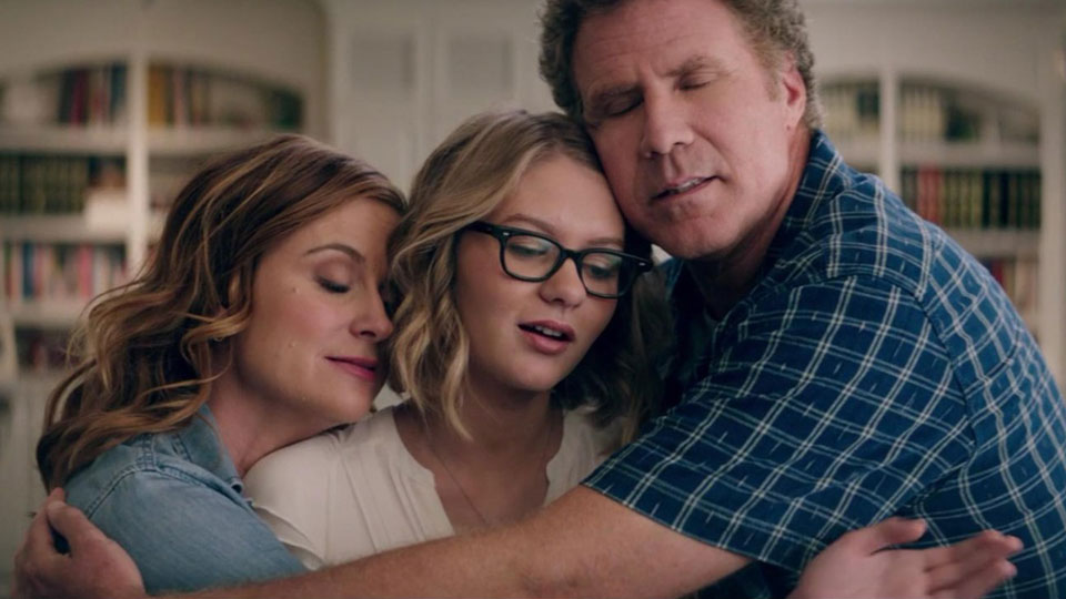 Als Mutter, Tochter, und Vater: Amy Poehler, Ryan Simpkins und Will Ferrell.