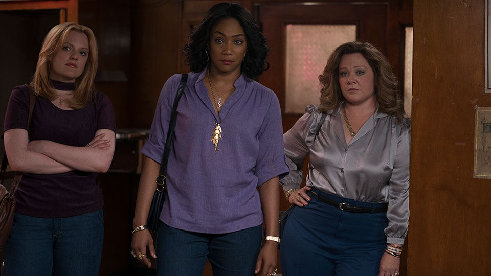 Claire (Elisabeth Moss), Ruby (Tiffany Haddish) und Kathy (Melissa McCarthy)