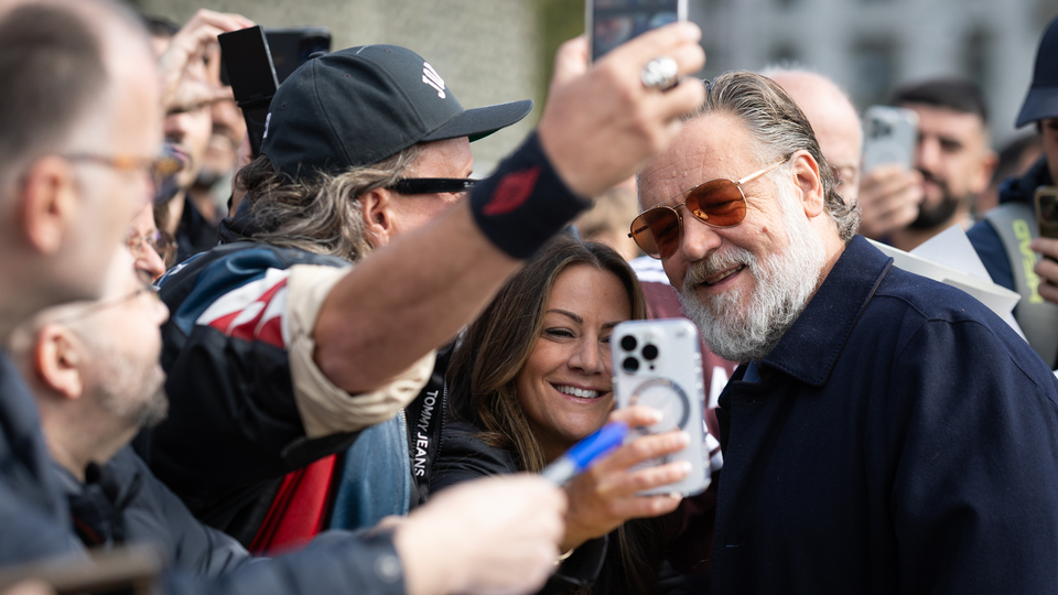 Russell Crowe besucht die Schweiz und stellt seinen neuen Film NUREMBERG vor. © Andreas Rentz